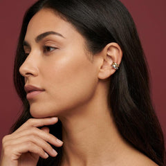 Ear Cuff No Piercing Mixed Metal Gold Silver 18K Plated Brass Cartilage Wrap Gift for Her