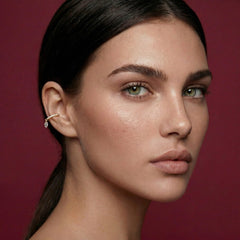 Stud Earrings Crystal Marquis Gold Plated Dainty Everyday Gift for Her
