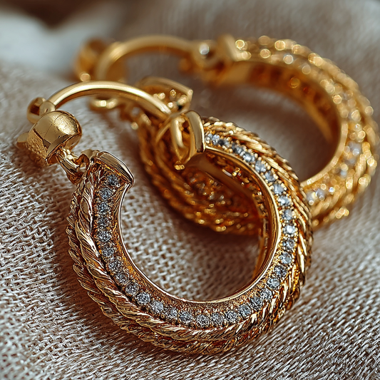 Elevate Your Look: Style Minimal Gold Hoops | Renude