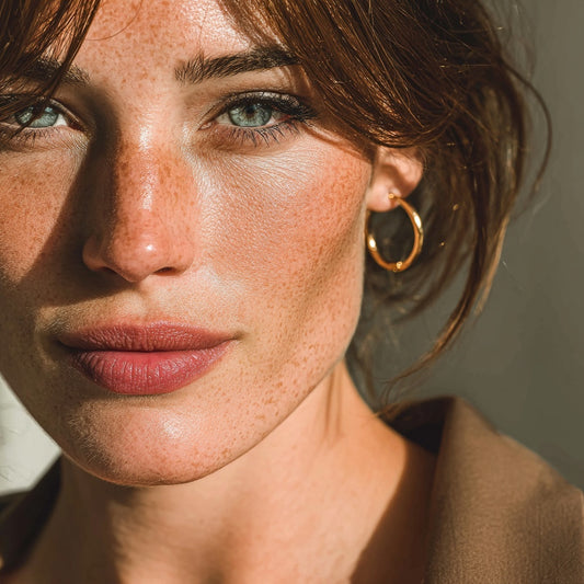 Stylish Gold-Plated Earrings for Sensitive Ears | Renude