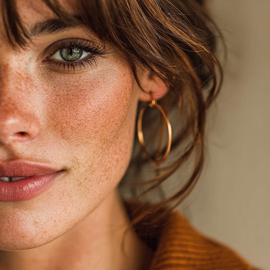 Elevate Your Style with Minimal Gold Hoops | Renude