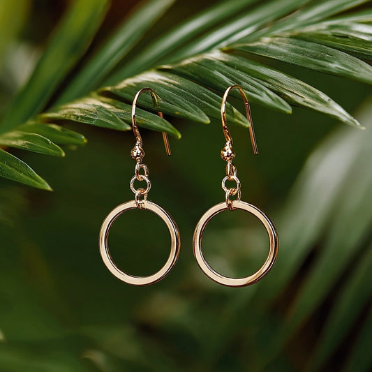Style Minimal Gold Hoops with Any Outfit | Renude