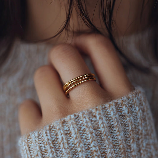 Stylish Ways to Layer Chunky Rings | Renude