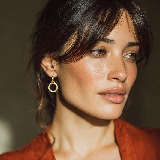 Chic Gold Hoop Earrings Perfect for Sensitive Ears | Renude