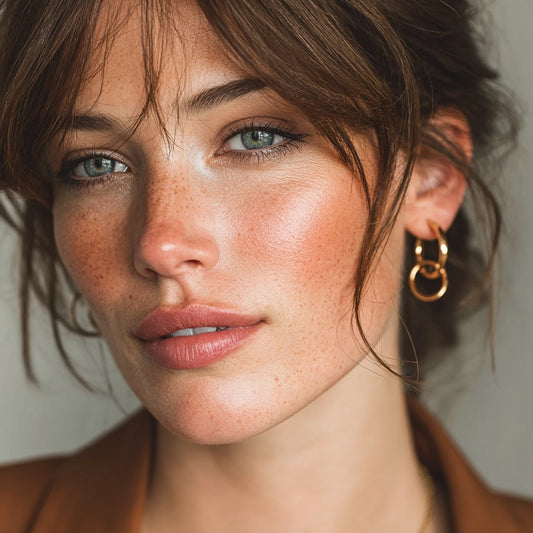Chic Minimal Gold Hoops: Perfect Gift Ideas | Renude