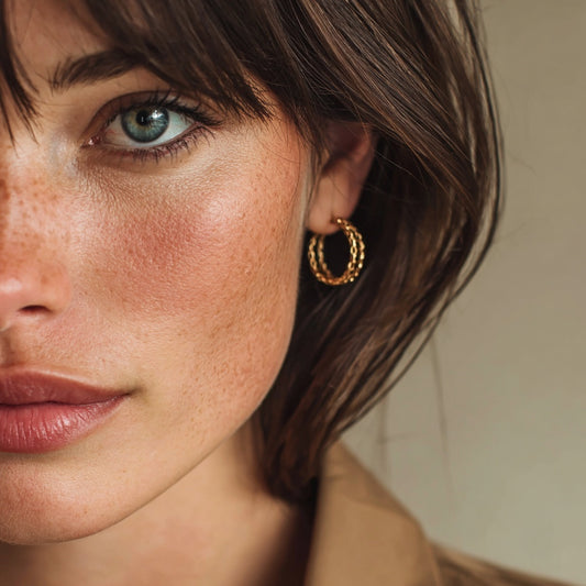 Chic Minimal Gold Hoops: Perfect Gift Ideas | Renude