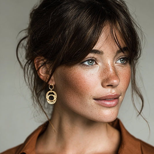 Stylish Everyday Gold-Plated Earrings for Less | Renude