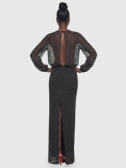 Dress Noir Sheer