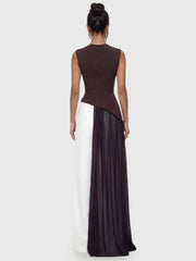 Eclipse Asymmetric Draped Top