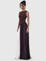 Eclipse Asymmetric Draped Top