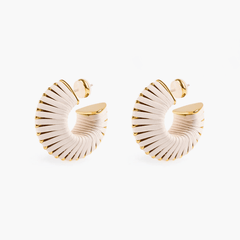 Curved Stud Earring