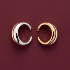Ear Cuff No Piercing Mixed Metal Gold Silver 18K Plated Brass Cartilage Wrap Gift for Her